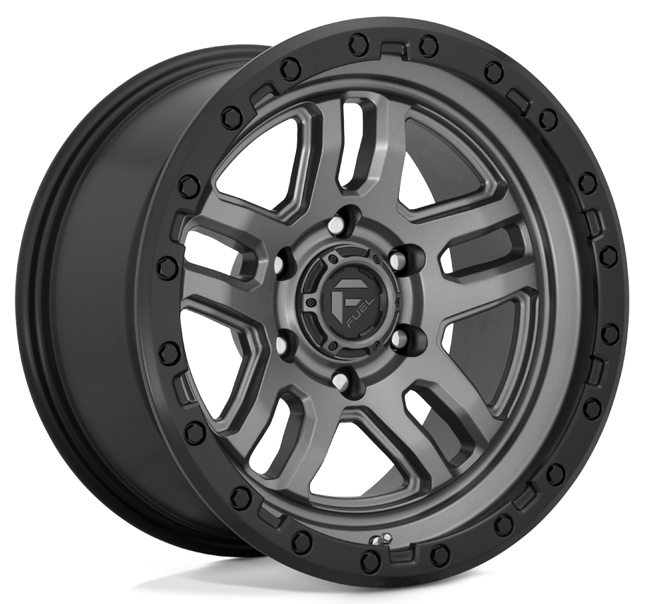 Fuel Ammo 20X9.0 6X139.7 ET +01 Matte Gun Metal / Black Bead Ring