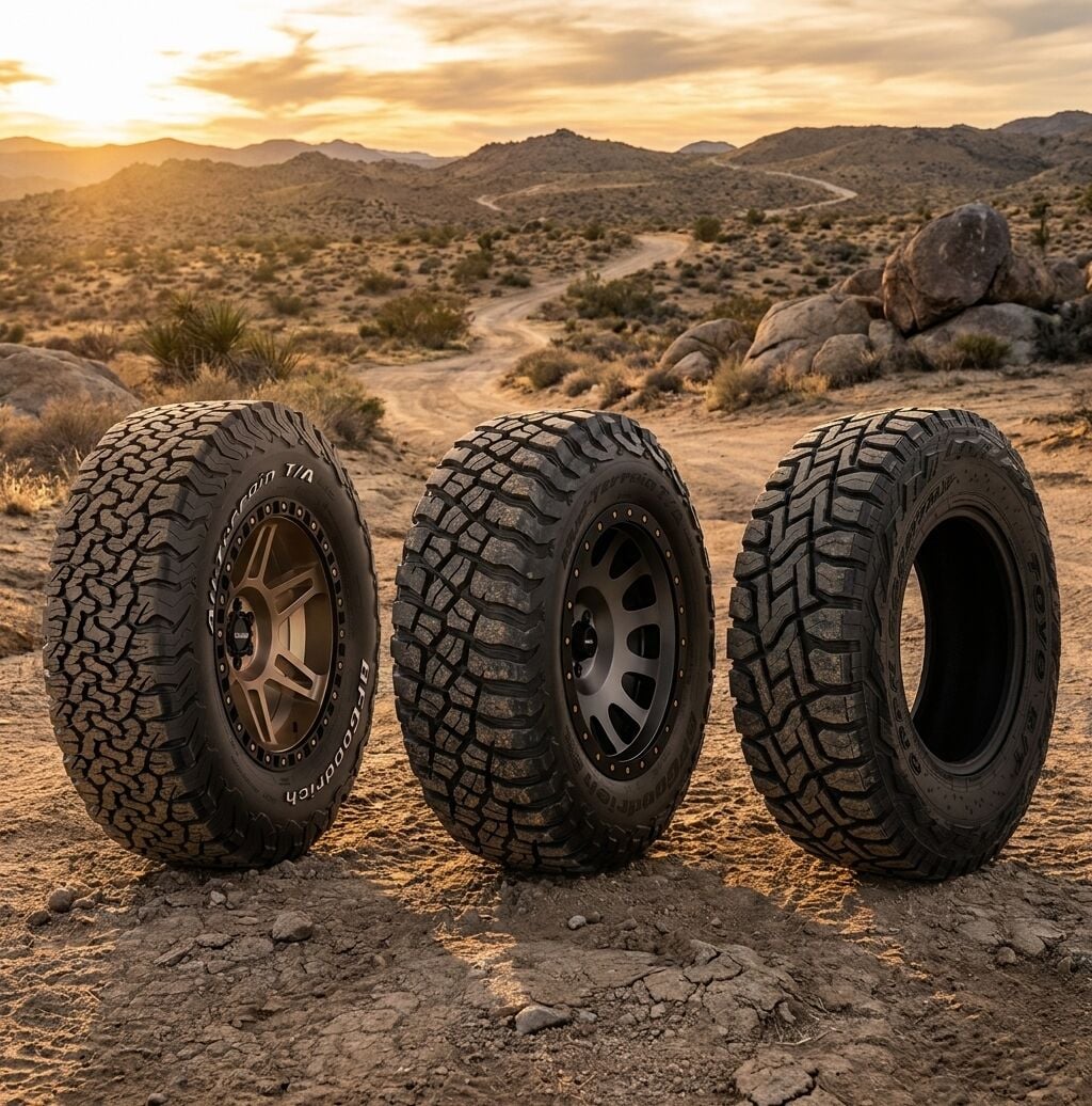 Off-Road Lastik Seçim Rehberi: A/T, M/T ve R/T Lastik Farkı Nedir?