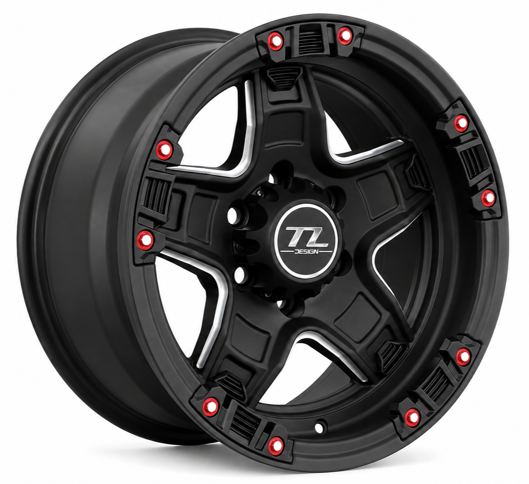 Tailong 5664 17X9.0 6X114.3 ET-13 Matte Black