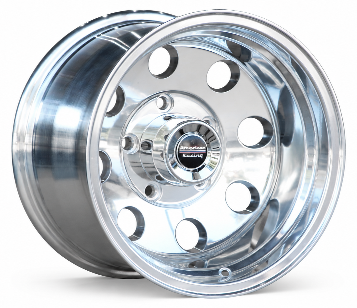 American Racing AR172 15X10 5X139.7 ET-43 Polished