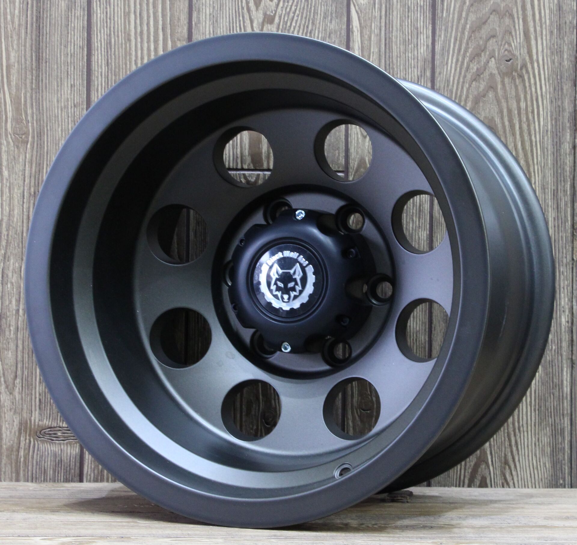Black Wolf 157 15X10 6X139.7 ET-44 Mat Bronz