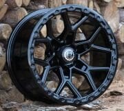 Black Wolf 424 20X9.0 6X139.7 ET0 Black