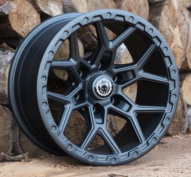 Black Wolf 424 20X9.0 6X139.7 ET0  Matte Grey