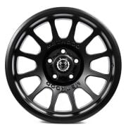 Black Wolf 261 16X8.0 5X120   ET0 Matte Black