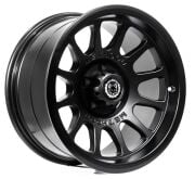 Black Wolf 261 16X8.0 5X130   ET0 Matte Black