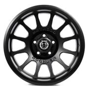 Black Wolf 261 16X8.0 5X130   ET0 Matte Black