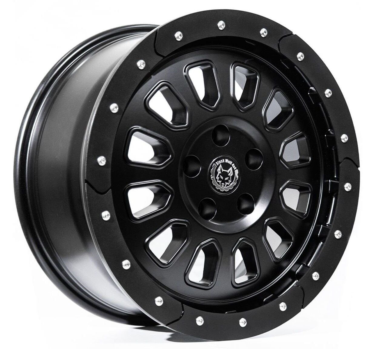 Black Wolf 571 VAN 18X8.0 6X130 ET+45 Matte Black ( Kenar Korumalı)