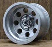 Black Wolf 157 15X10 5X139.7 ET-44 Silver