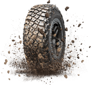 BF Goodrich 37X12.50R17 116Q  Mud-Terrain T/A KM3
