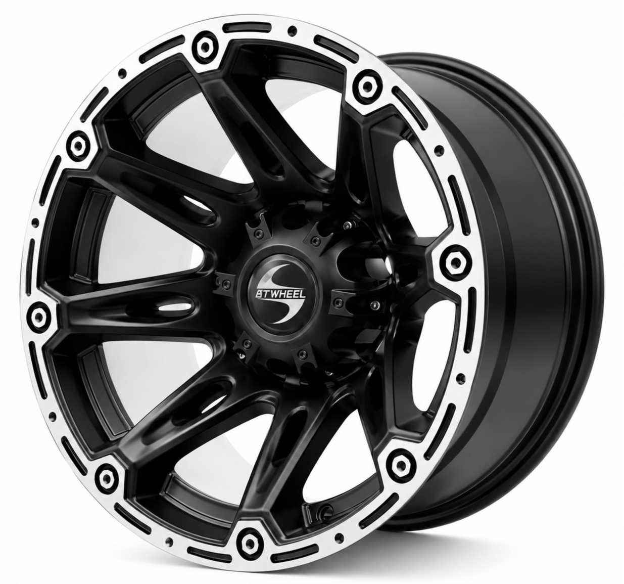 GT Wheels 168 16X10 6X139.7 ET -44 Matte Black / RP