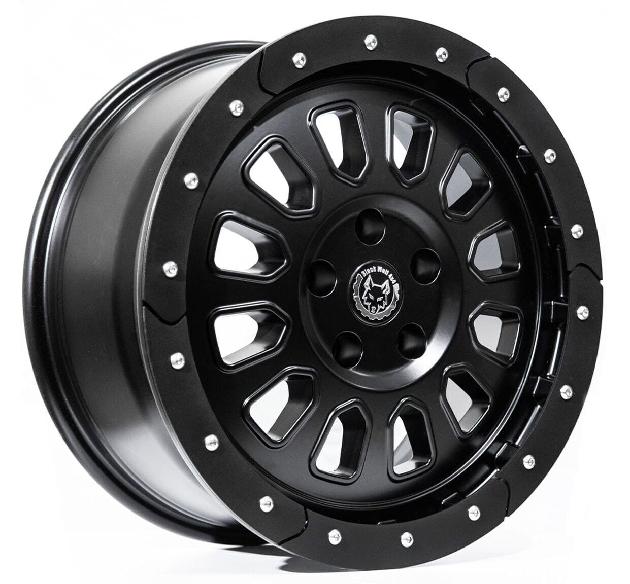 Black Wolf 571 VAN 18X8.0 5X130 ET+55 Matte Black ( Kenar Korumalı)