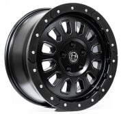 Black Wolf 571 VAN 18X8.0 5X130 ET+55 Matte Black ( Kenar Korumalı)