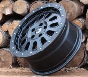 Black Wolf 571 VAN 18X8.0 5X130 ET+55 Matte Black ( Kenar Korumalı)