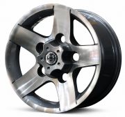 Powcan 390 16X8.0 5X165.1 ET+25 Grey/PF