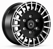 DY 1956 16X7.0 6X130 ET+50 Black/Diomand