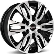 DSW 585 16X6.5 6X130 ET+50 Black/Diomand