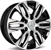 DSW 585 16X6.5 6X130 ET+50 Black/Diomand