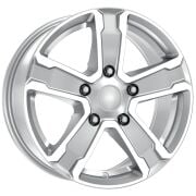 DY 1226 16X7.0 5X130 ET+50  Silver/Diomand