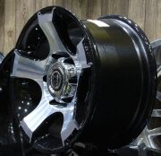 Black Wolf 1195 15X8.0 5X139.7 ET-10 Black Polished