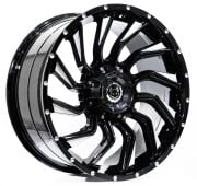 Black Wolf 1164 20X9.0 5X114.3 ET0 BF/Milling