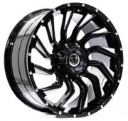 Black Wolf 1164 20X9.0 5X120 ET0 BF/Milling