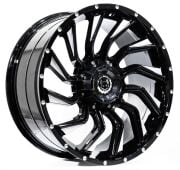 Black Wolf 1164 20X9.0 5X127 ET0 BF/Milling