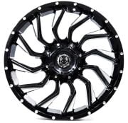 Black Wolf 1164 20X9.0 5X127 ET0 BF/Milling