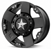 KMC Rockstar 16X8.0 6X139.7 ET-15 Matte Black