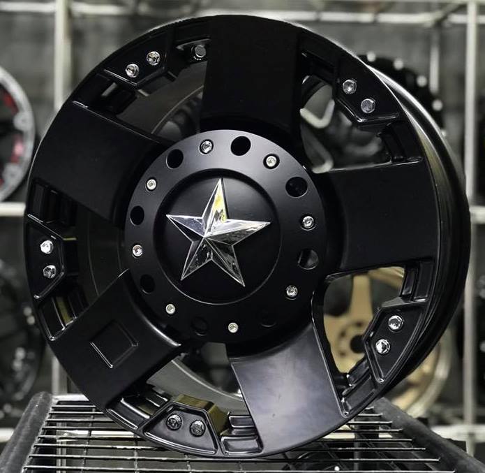 KMC Rockstar 16X8.0 6X139.7 ET-15 Matte Black