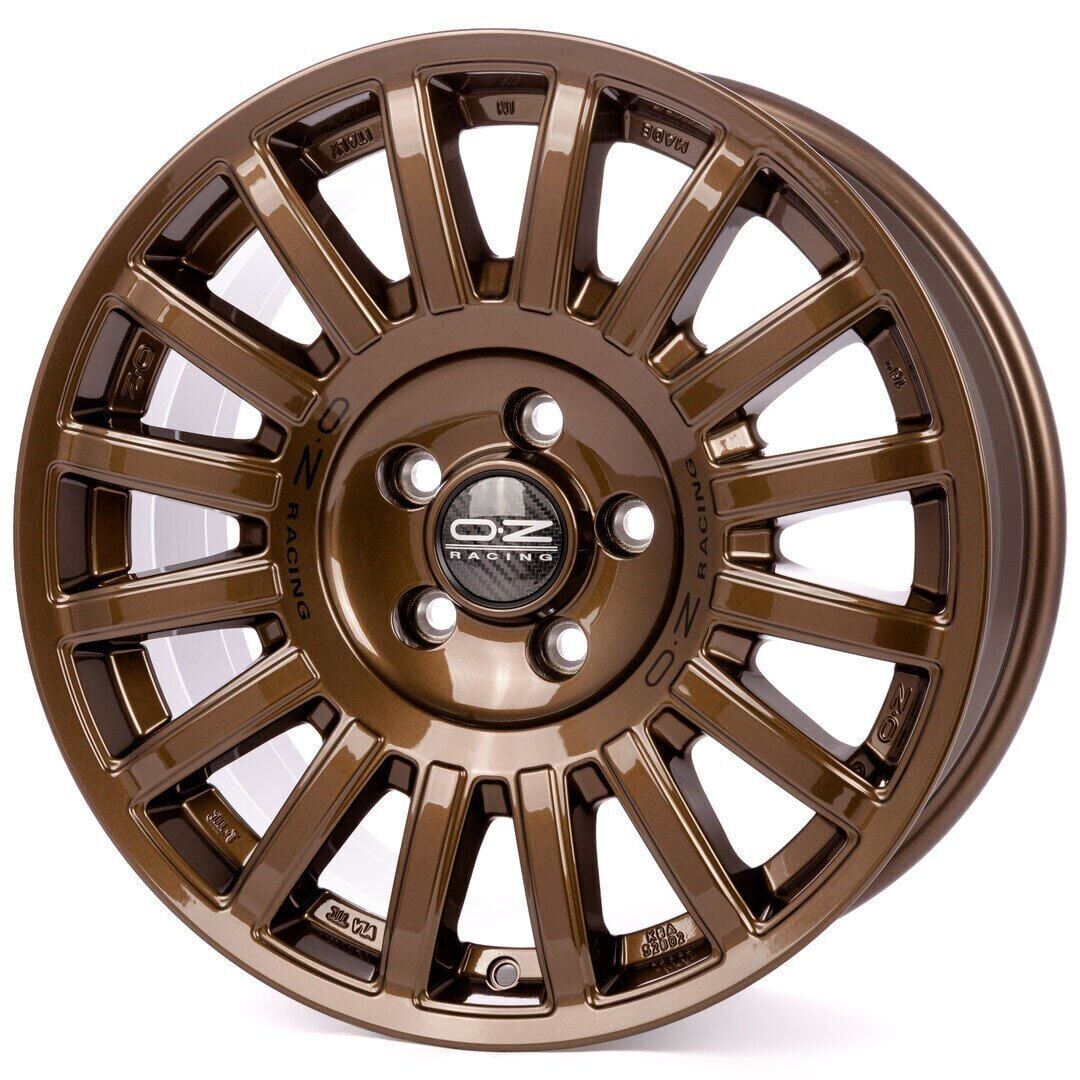 O.Z. Rally Raid 18X8.5 6X139.7 ET+35 Gloss Bronze+Black Lettering