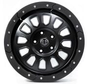 Black Wolf 571 VAN 18X8.0 5X118 ET+55 Matte Black( Kenar Korumalı)