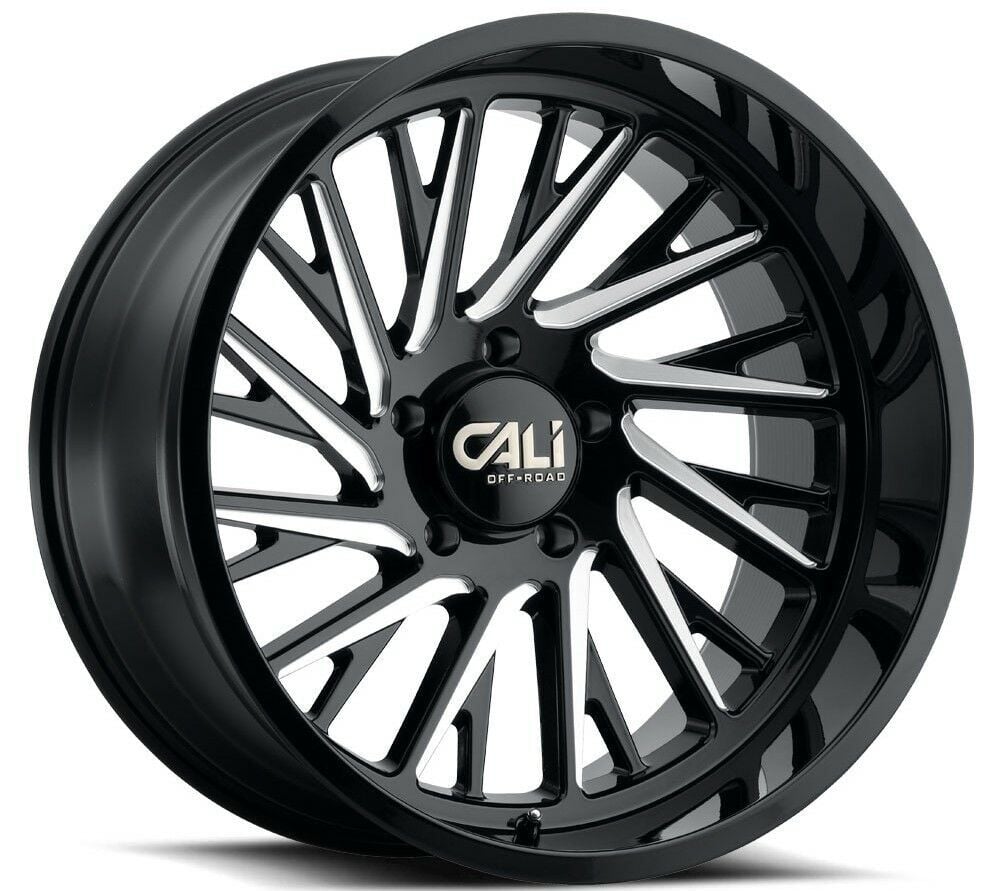 Cali Purge 9114 20X12 6X139.7 ET-51 MM Gloss Black Milled