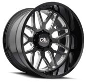Cali Invader 9115 20X12 6X139.7 ET-51 MM Gloss Black Milled