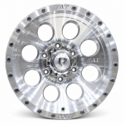 Powcan 5187 16X8.5 6X139.7 ET-15 Silver Full Machined