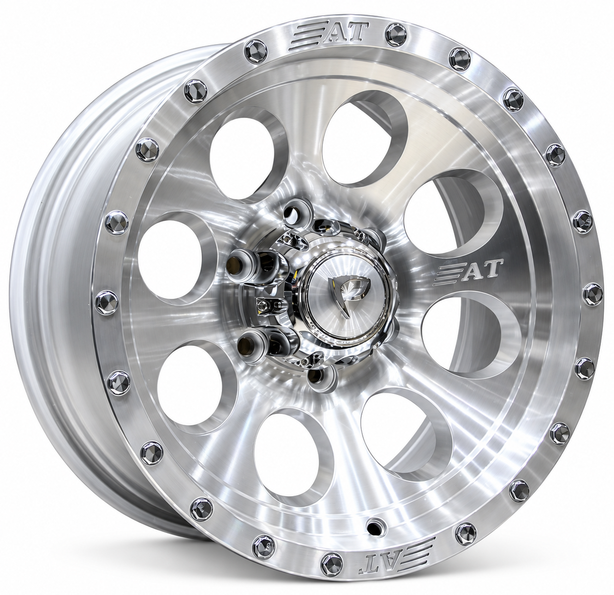 Powcan 5187 16X8.5 6X139.7 ET-15 Silver Full Machined