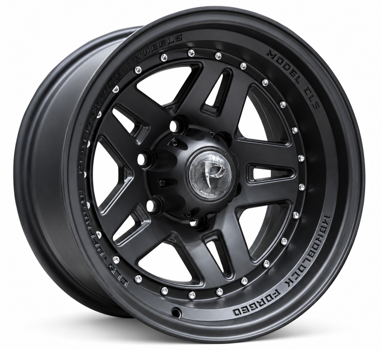 Powcan 936 16X8.5 6X139.7 ET-27 Matte Black