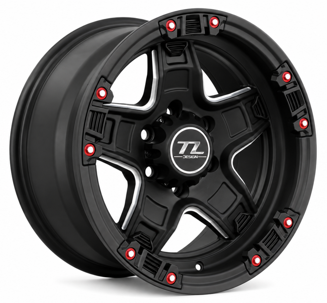 Tailong 5664 17X9.0 6X139.7 ET-13 Matte Black