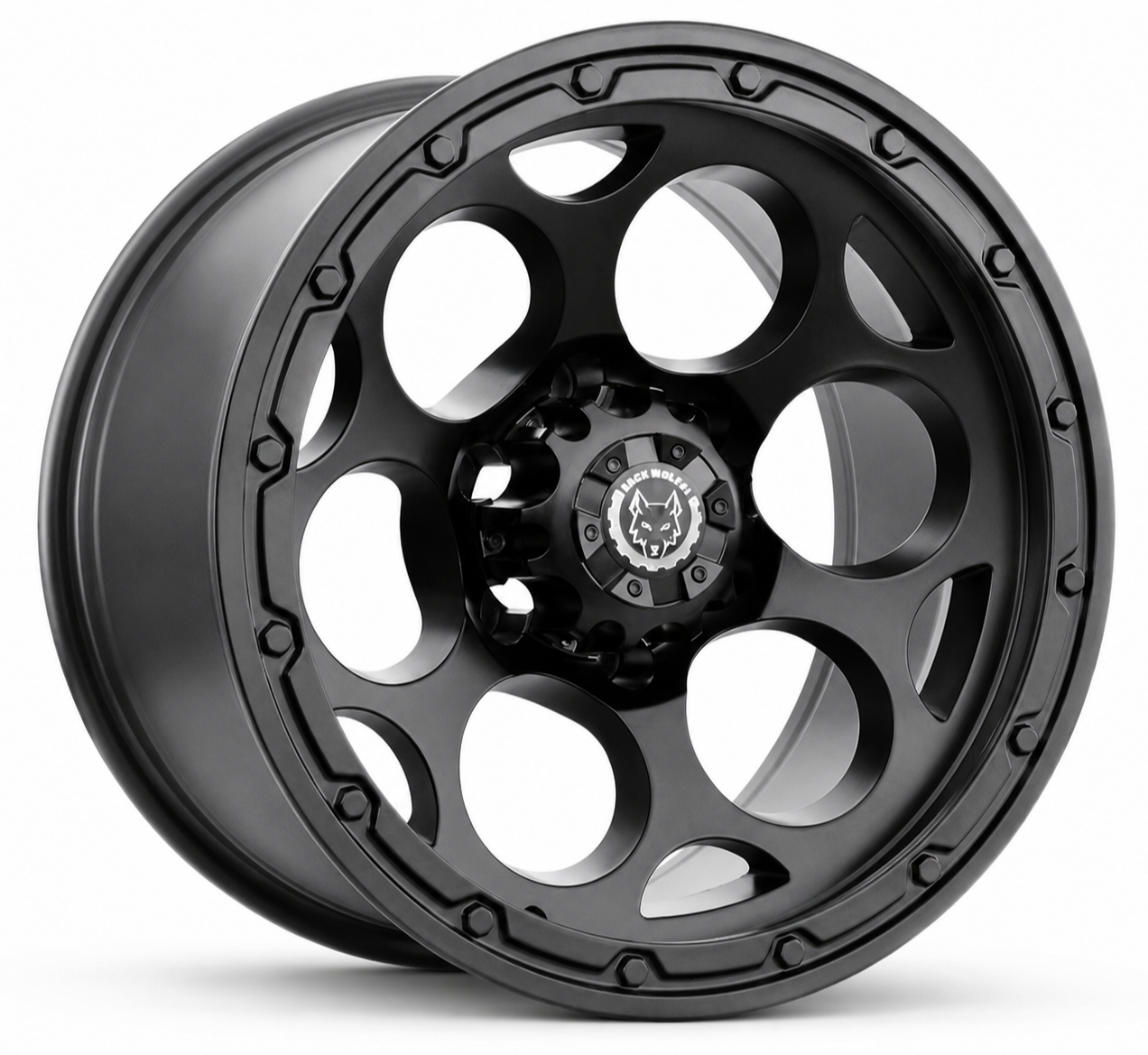 Powcan 5748 17X9.0 6X139.7 ET-20 Matte Black