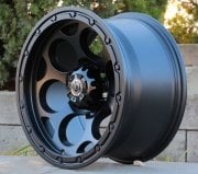 Powcan 5748 17X9.0 6X139.7 ET-20 Matte Black
