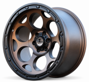 Powcan 5748 17X9.0 6X139.7 ET-20 Matte Bronze