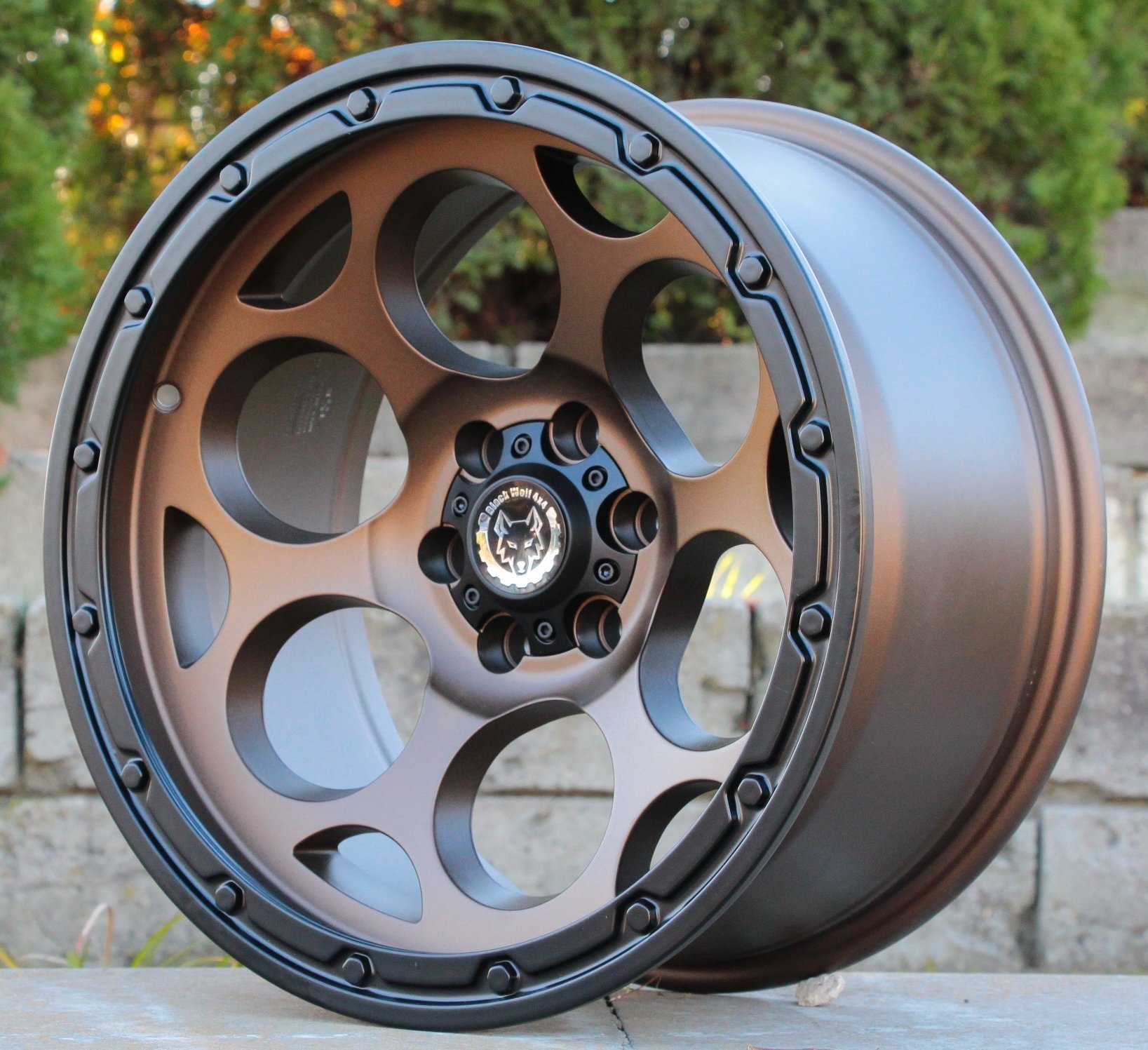 Powcan 5748 17X9.0 6X139.7 ET-20 Matte Bronze