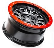 Black Wolf 571 18X9.0 5X127 ET0 MB/RED