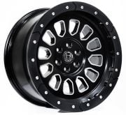 Black Wolf 571 18X9.0  6X139.7  ET0 MB/BLACK