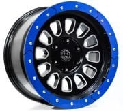Black Wolf 571 18X9.0 6X114.3 ET+20 MB/BLUE