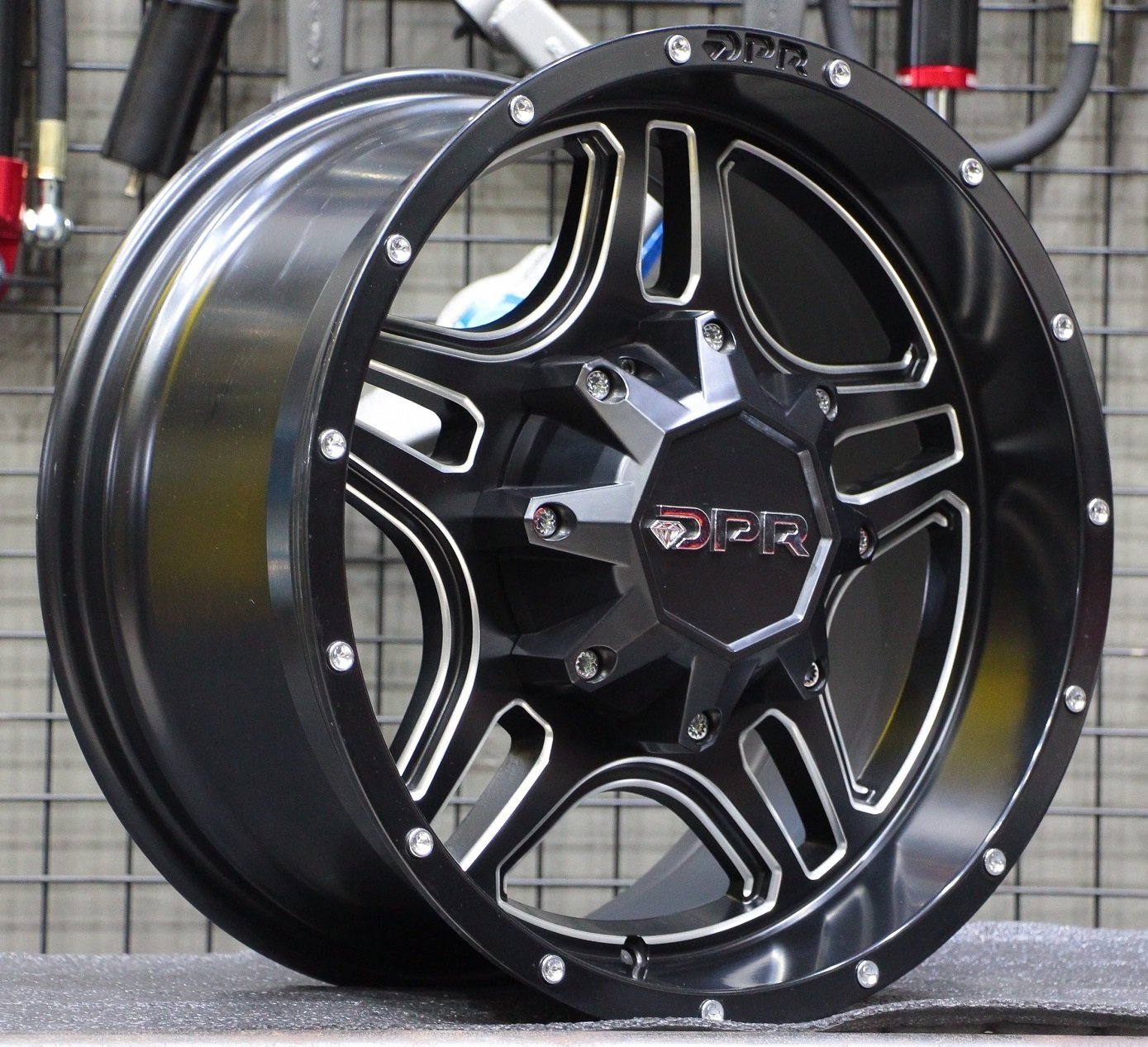 DPR 5133 17X8.5 6X139.7 ET -10 Matt Black