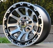 Black Wolf 744 17X9.0 6X139.7 ET+10 Black Diomand