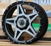Black Wolf 151 20X9.0 6X139.7 ET+18 Matte Black/Matte Grey