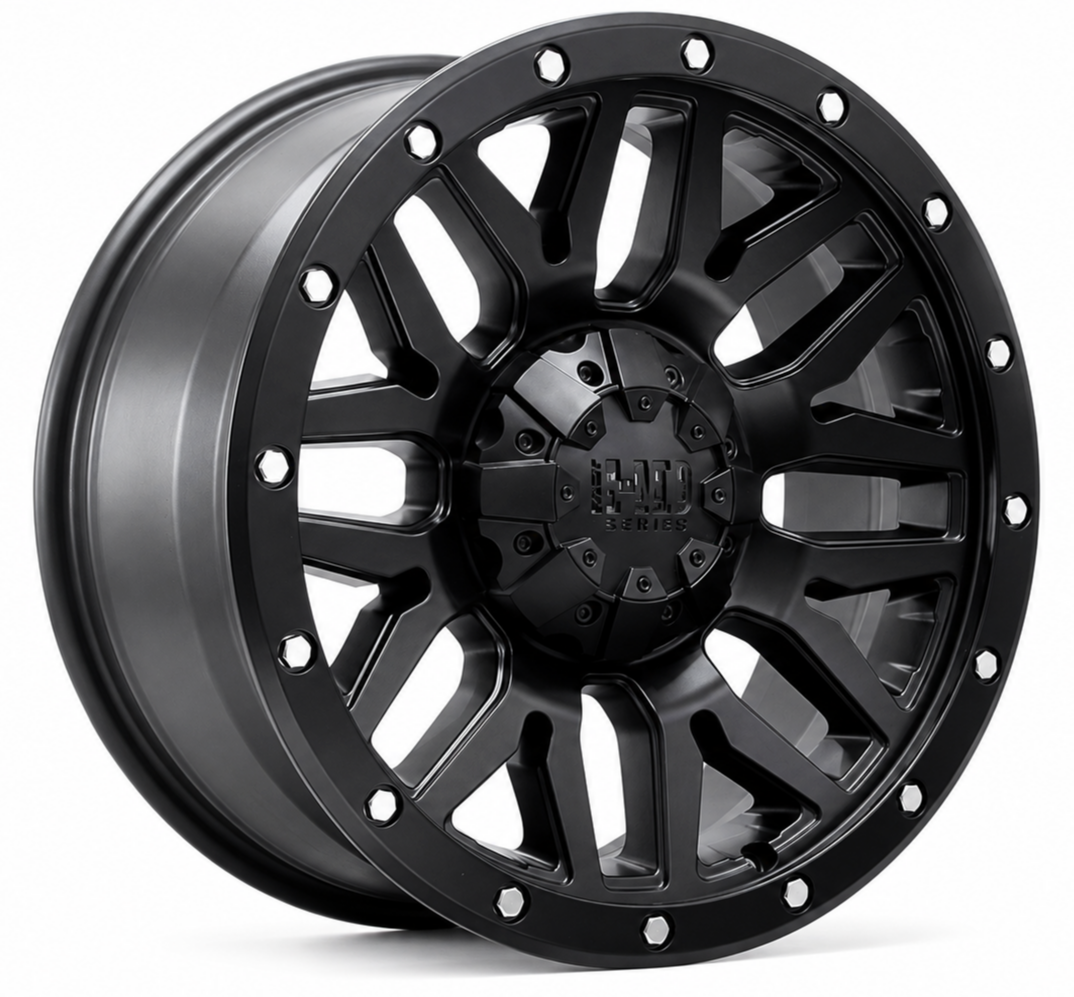HD Wheels 5369 17X8.0 5X114.3 ET0 Matte Black