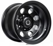 Black Wolf 157 15X10 5X127 ET-44 Matte Black