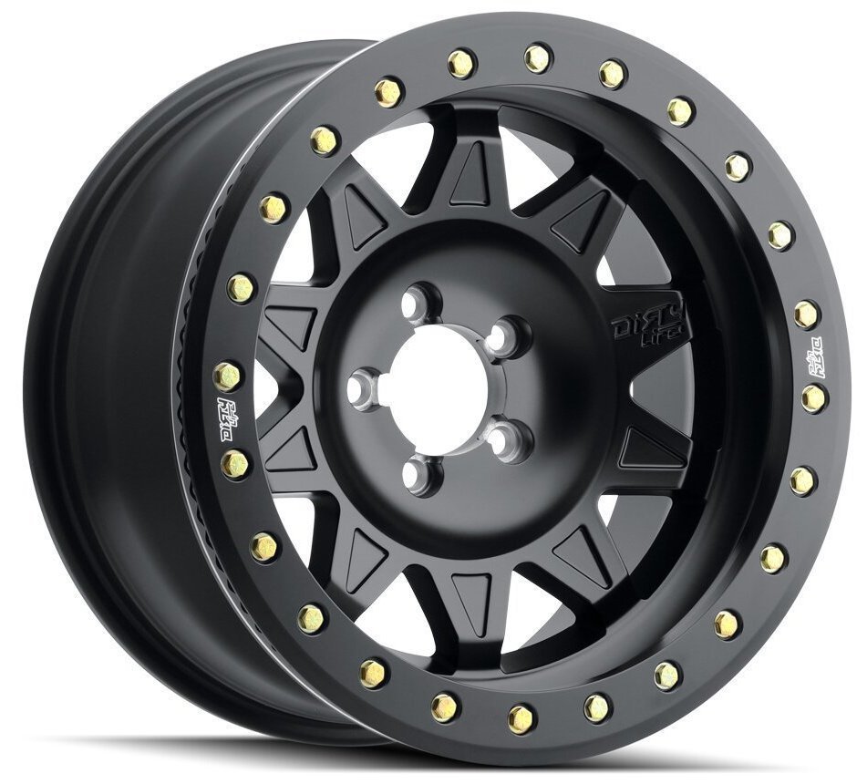 Dirty Life Roadkill Race 9302 17x9.0 8x165.1 ET-14 Matte Black/Black Beadlock